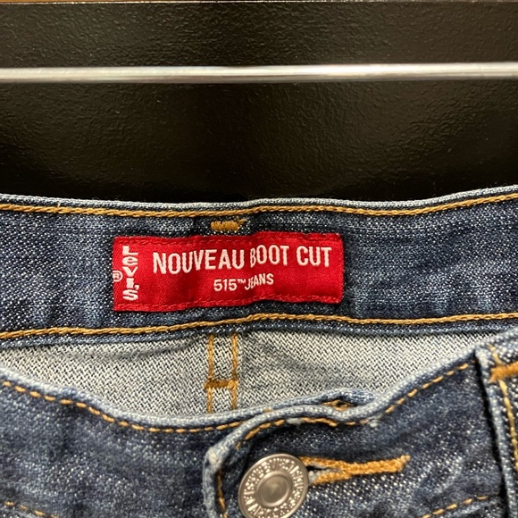Vintage Levis 515 Nouveau Jeans Boot Cut Stretch Womens Size 10 MIS M - Picture 2 of 3